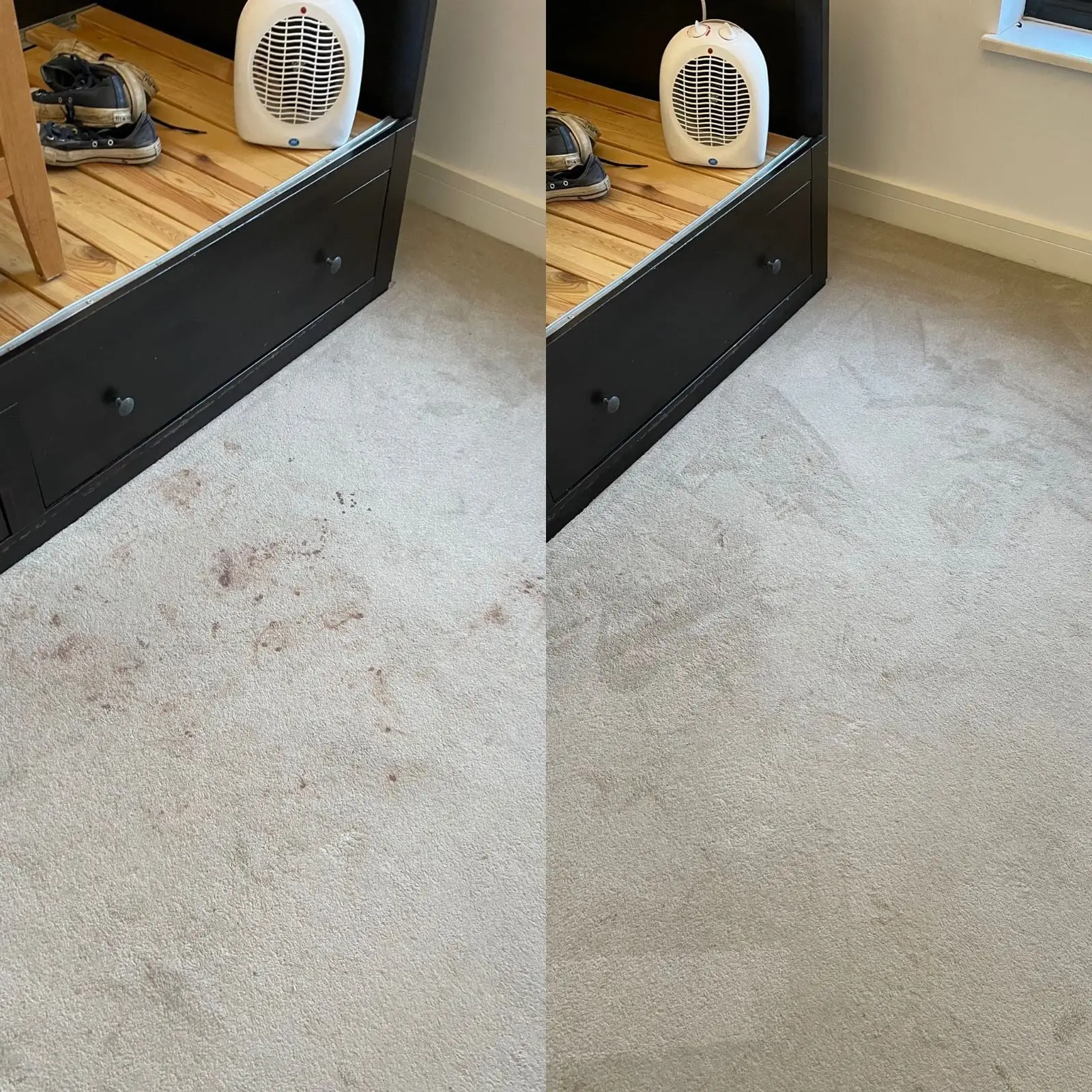 Blood Stain Removal Before & After