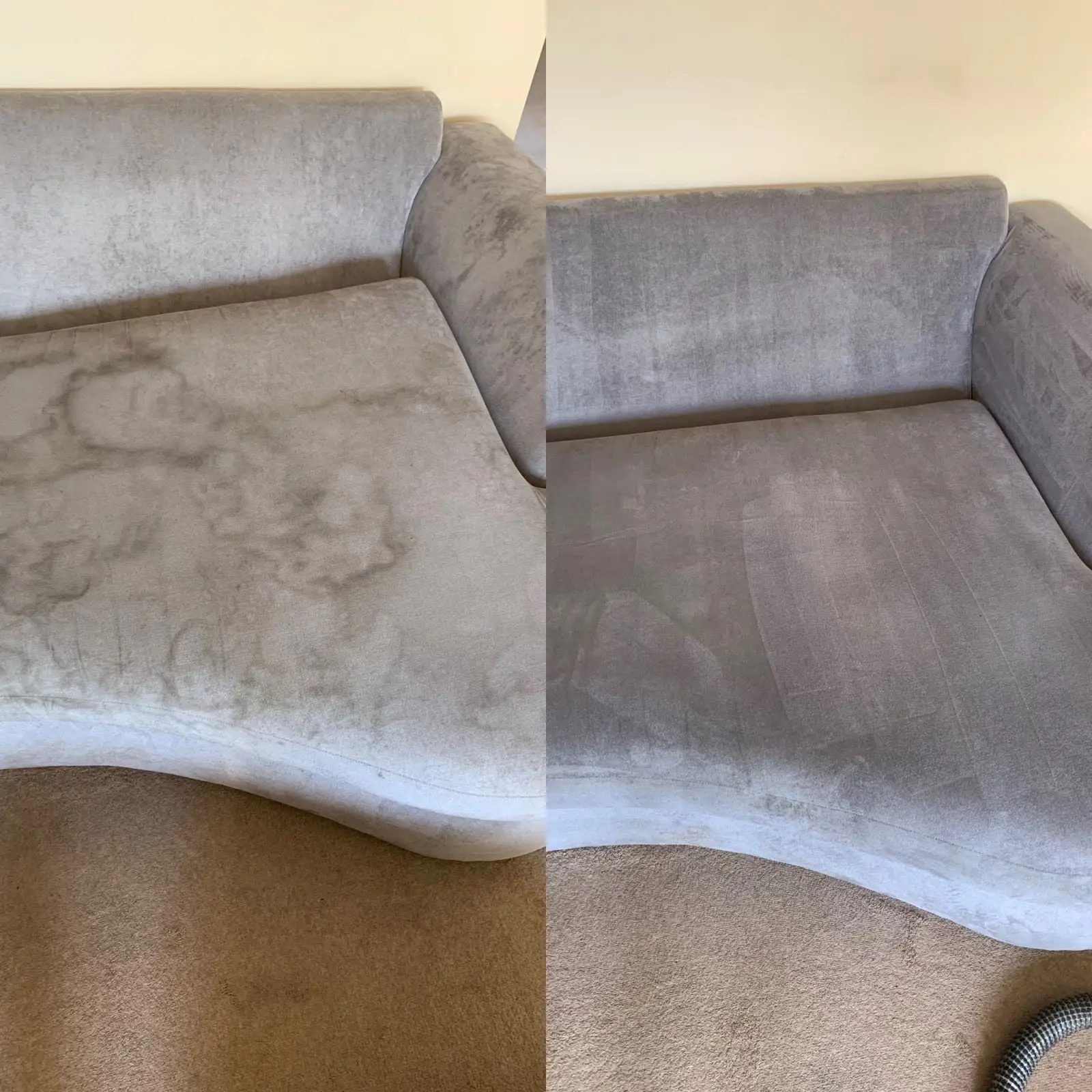 Sofa Clean Before & After
