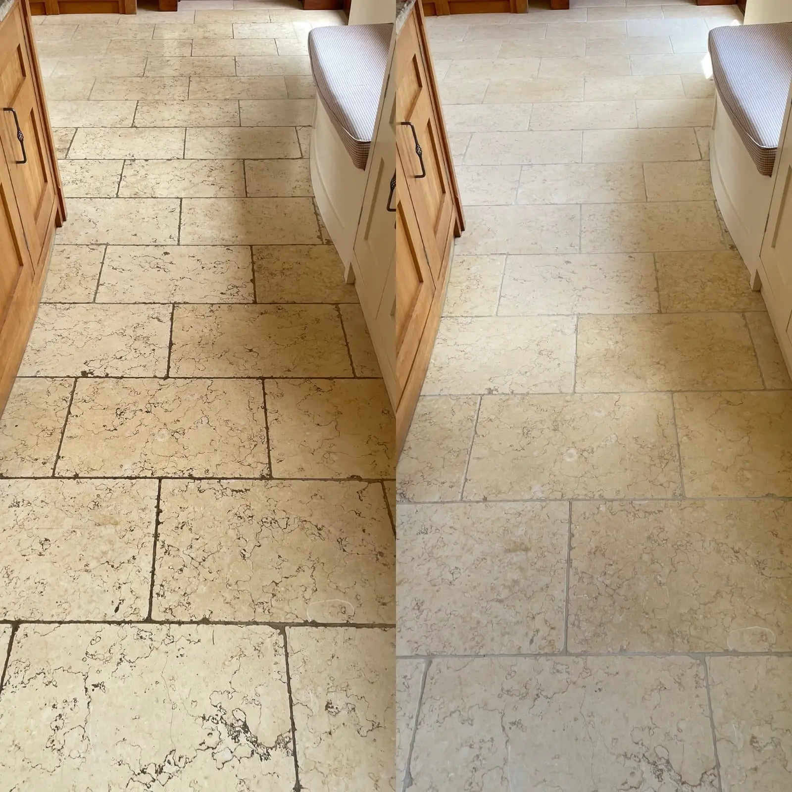 Tile & Grout Cleaning Before & After