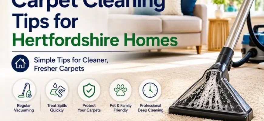 Carpet Cleaning Tips for Hertfordshire Homes