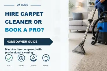 Hire a Carpet Cleaner or Book Professional Carpet Cleaning?
