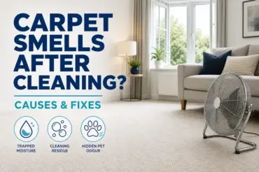 Why Does My Carpet Smell After Cleaning? Causes and Fixes