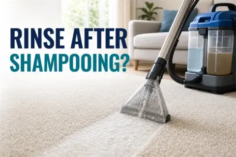 Do You Have to Rinse Carpet After Shampooing?