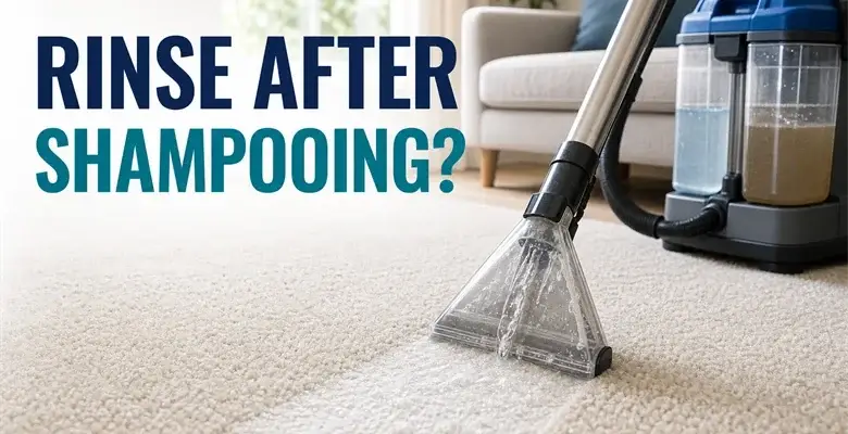 Do You Have to Rinse Carpet After Shampooing?