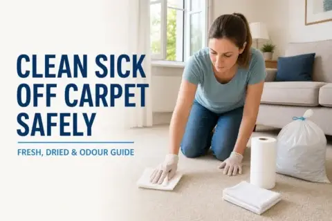 How to Clean Sick Off Carpet Safely: Fresh Stains, Dried Vomit and Smells