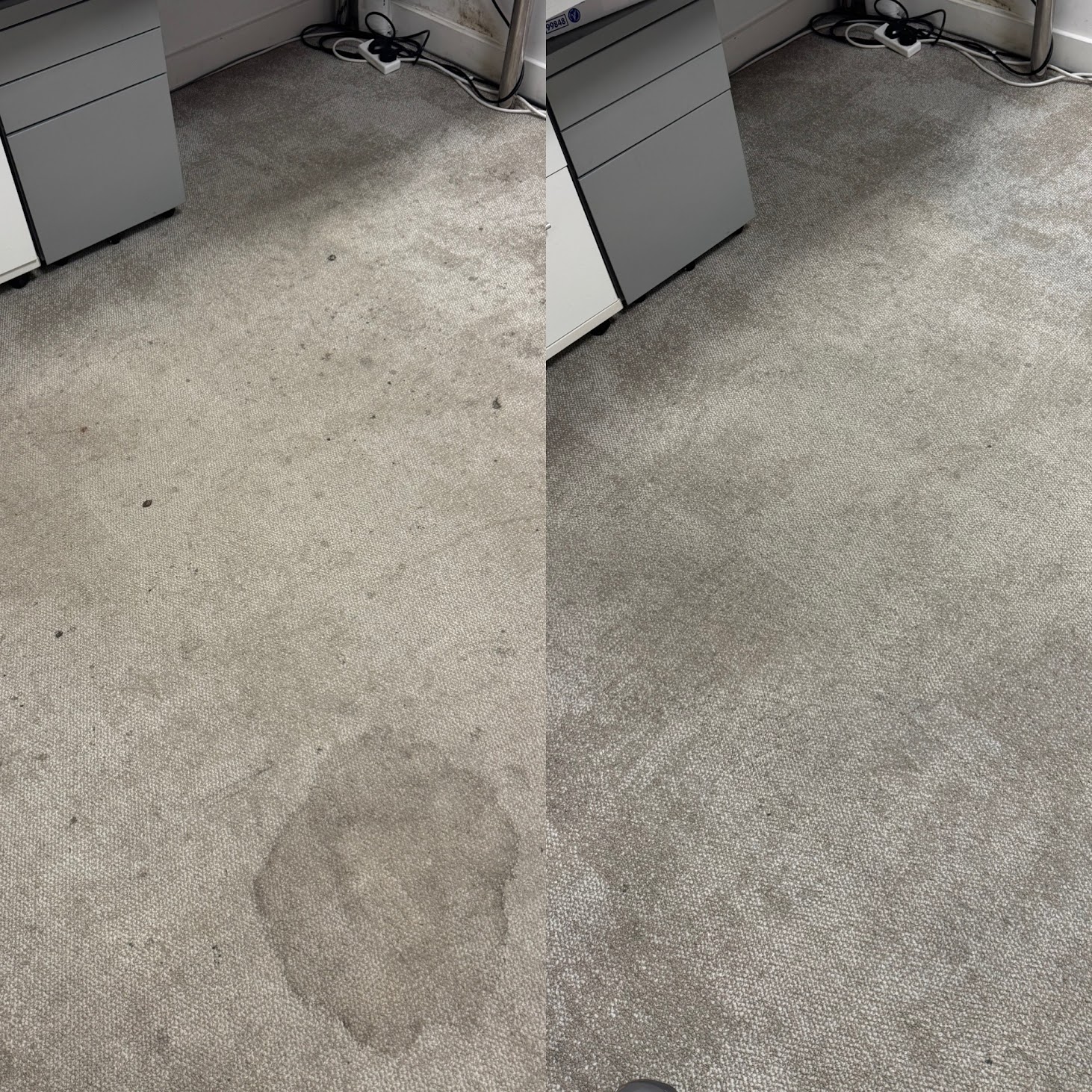 Commercial carpet cleaned at a private hospital in Hemel Hempstead